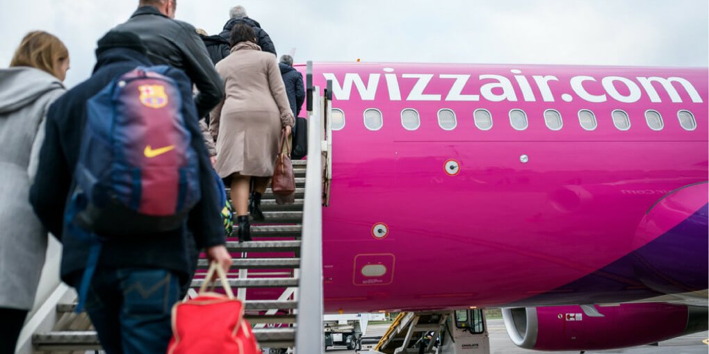 Bagaje de mana Wizzair
