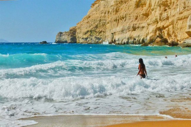Red Beach – Matala, Creta Red Beach - Matala, Creta