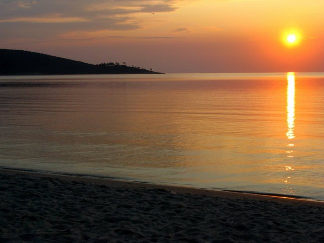 Rasarit de soare in Golden Beach