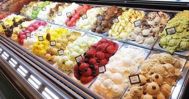 Gelaterii in Florenta